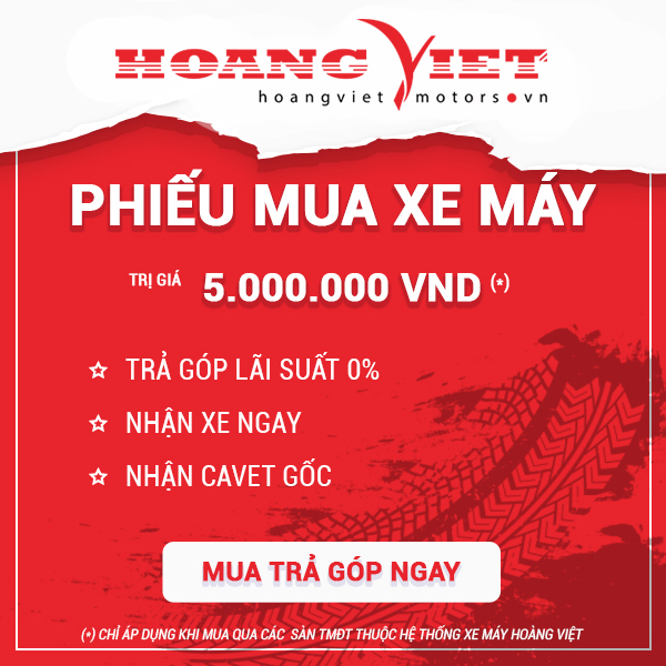 Phiếu mua hang Honda Big Bike Hoàng Việt - 5 Triêu VNĐ