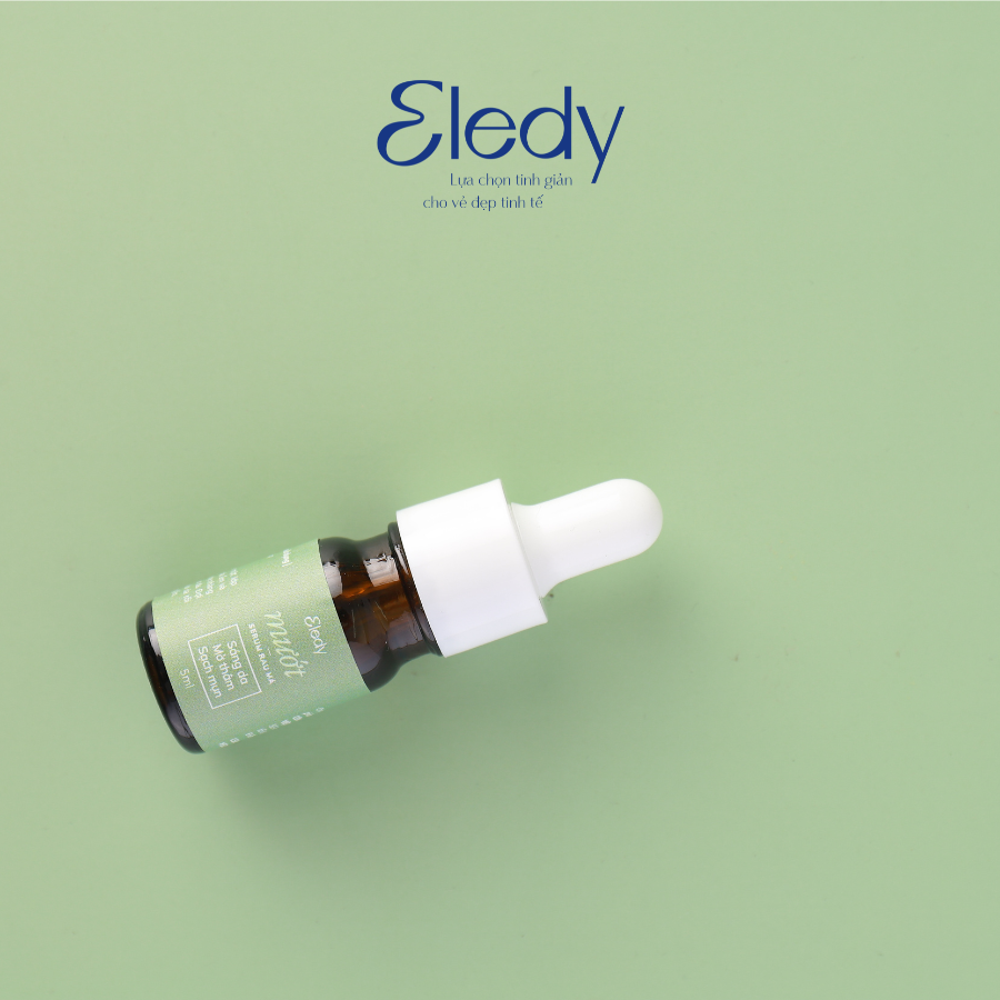 Serum rau má ELEDY 5ml giảm mụn, sáng da mờ thâm, ngăn ngừa sẹo lõm