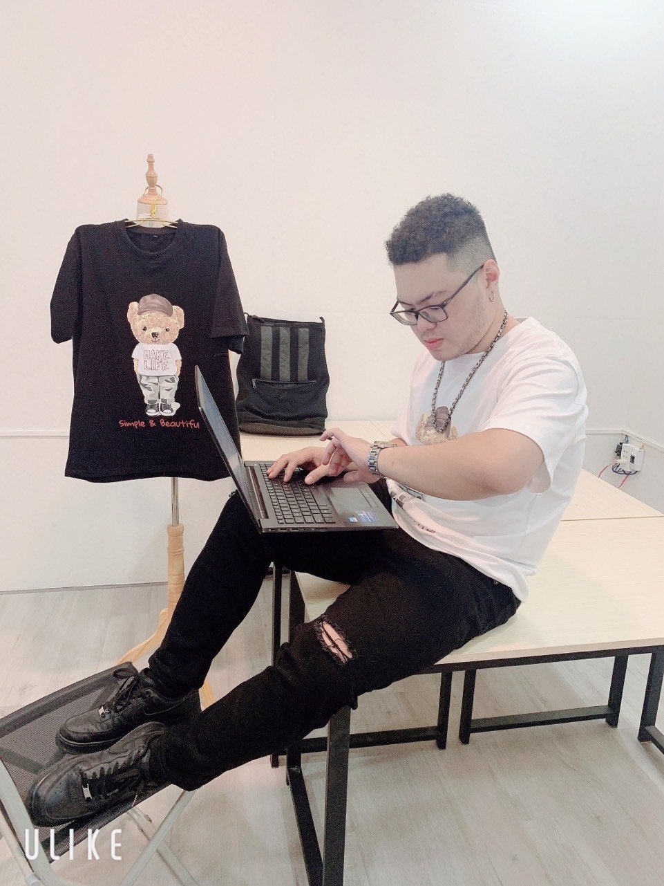 Áo thun nam Form rộng in hình gấu yêu hoạt hình siêu cute trẻ trung hiện đại