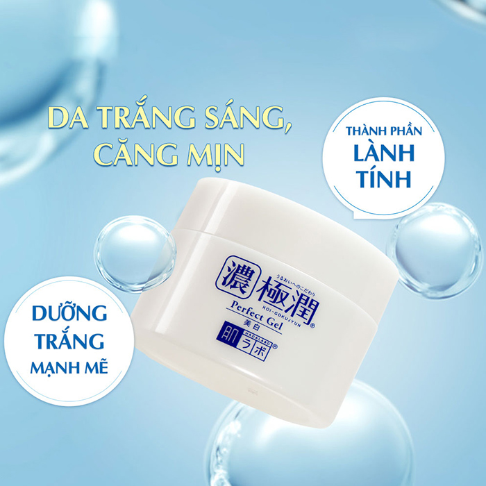 Kem dưỡng trắng dạng gel Hada Labo Koi-Gokujyun Whitening Perfect Gel 100g