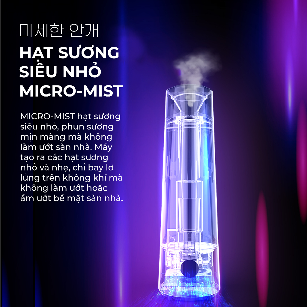 Máy phun sương cấp ẩm GUME GUH52 - Hàn Quốc Hàng chính hãng