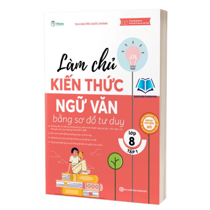 Làm Chủ Kiến Thức Ngữ Văn Bằng Sơ Đồ Tư Duy Lớp 8 - Tập 1 - Bản Quyền