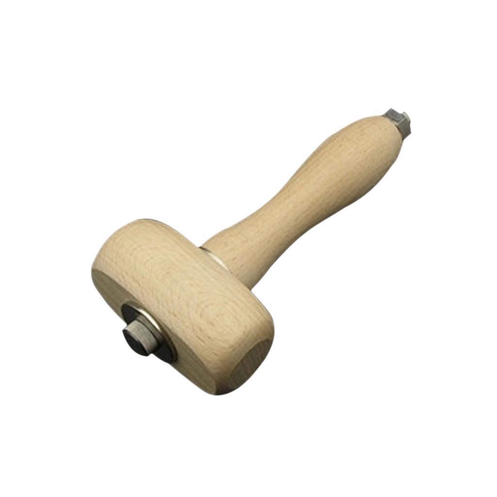 Wood Wooden Hammer Leathercraft Hammer Mallet Sewing Leather Cowhide Tool