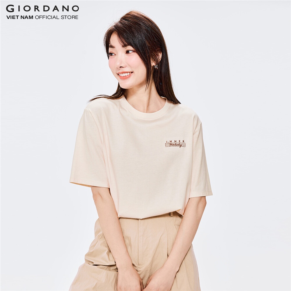 Áo Thun Nữ Ngắn Tay In Hình Inner Melody Giordano 05392222