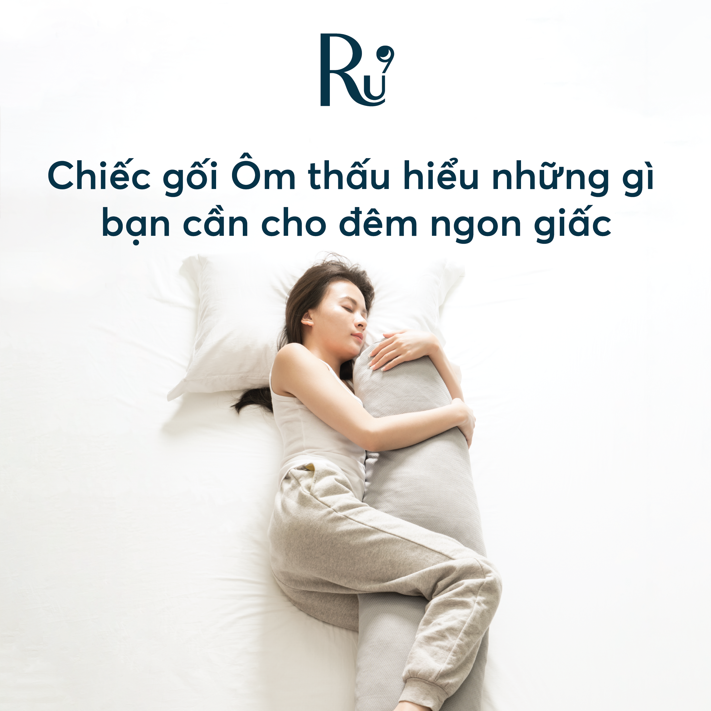 Bộ Gối Ôm Niu - Gồm 2 Gối Niu và 1 Gối Ôm Ru9 - Giảm đau cổ vai gáy, Gối ôm thiết kế độc đáo cho giấc ngủ an toàn