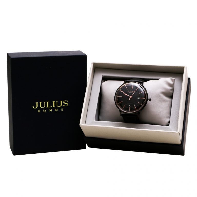Đồng Hồ Nam JAH-130B Julius Hàn Quốc Dây Thép