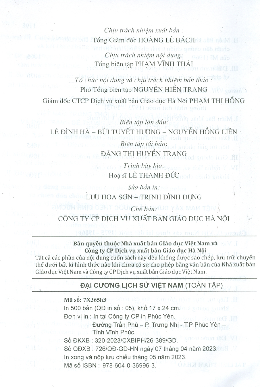 Đại Cương Lịch Sử Việt Nam Toàn Tập - Bìa cứng