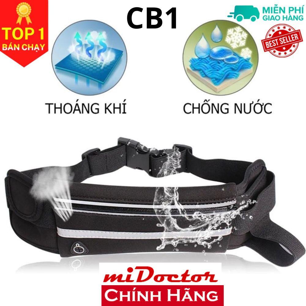 Túi Chạy Bộ, Túi Đeo Chạy Bộ Chống Nước, Đeo Bụng Đựng Điện Thoại - Hàng chính hãng miDoctor