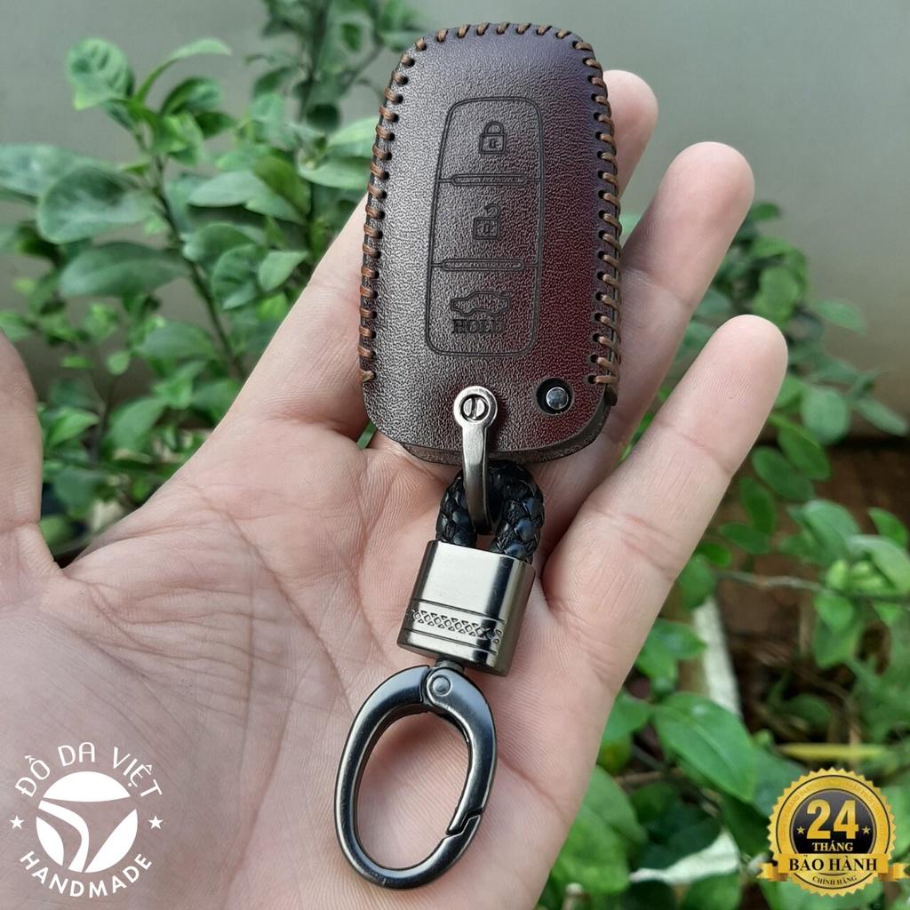 Bao Da Chìa Khoá Hyundai Sonata, Tucson, Santafe, Genesis, i30, Elantra, Veloster da thật bảo hành 2 năm
