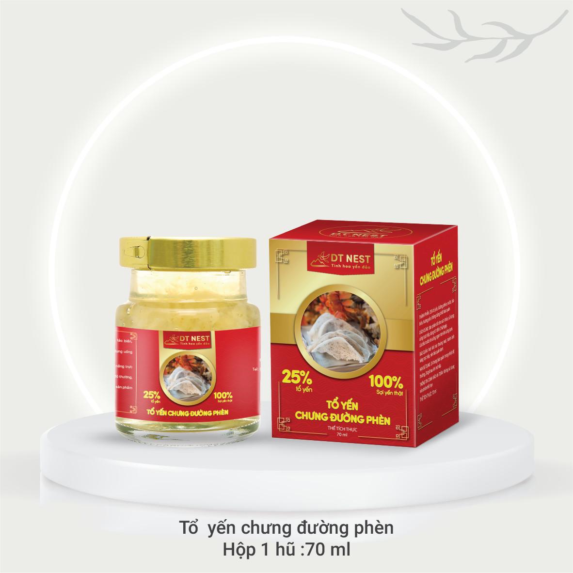 Đặc sản Khánh Hòa -  Yến Chưng Đường Phèn DT NEST/ DT FOOD - OCOP 4 SAO