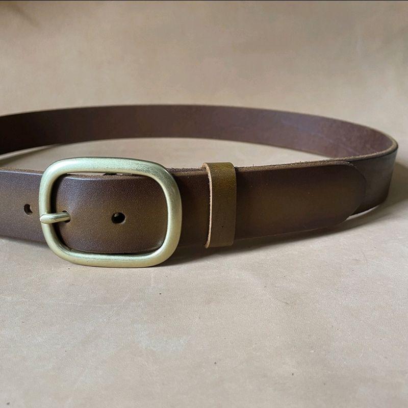 Thắt Lưng_Dây Nịt Nam TM112 Da Bò Nhập Khẩu Chất Lượng Cao Khóa Đồng Đúc Bản 3.8cm Bảo Hành Ba Năm