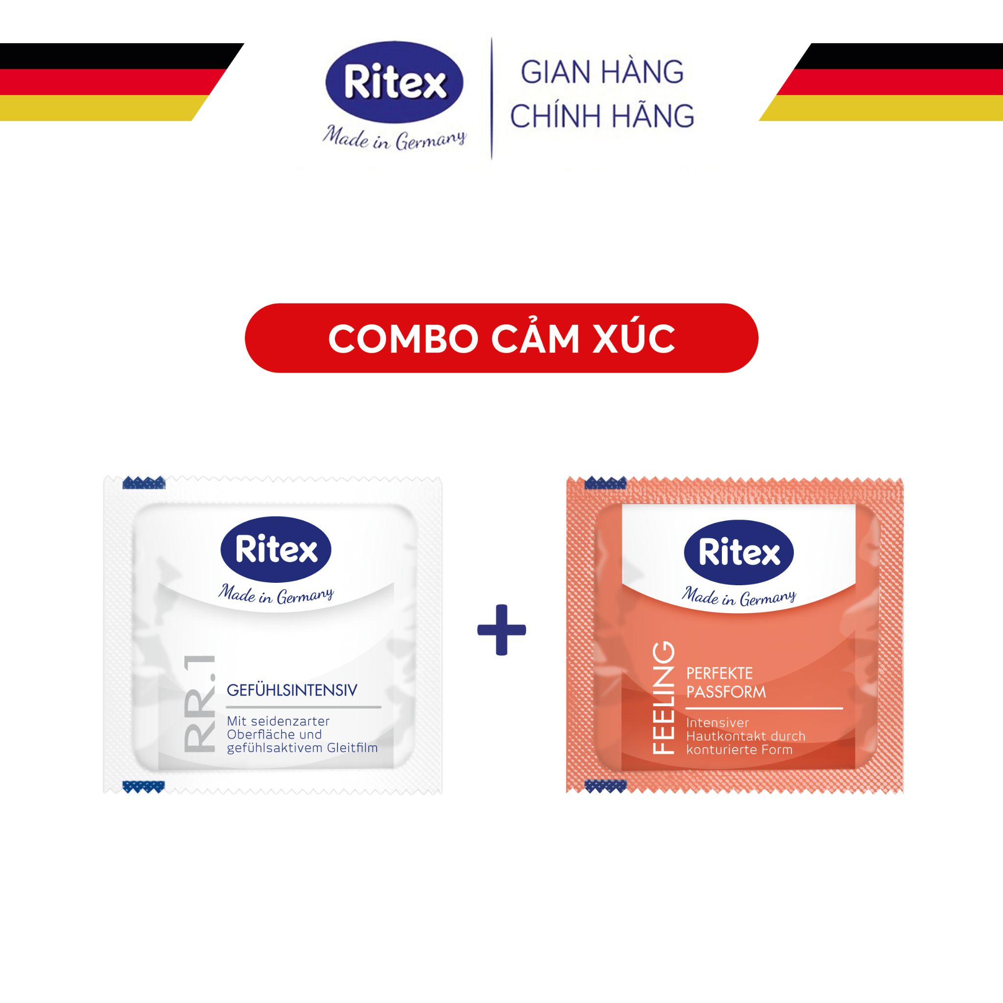 Combo Ritex Cảm Xúc, Ritex Feeling kết hợp cùng Ritex RR.1 đem lại cảm xúc chân thật