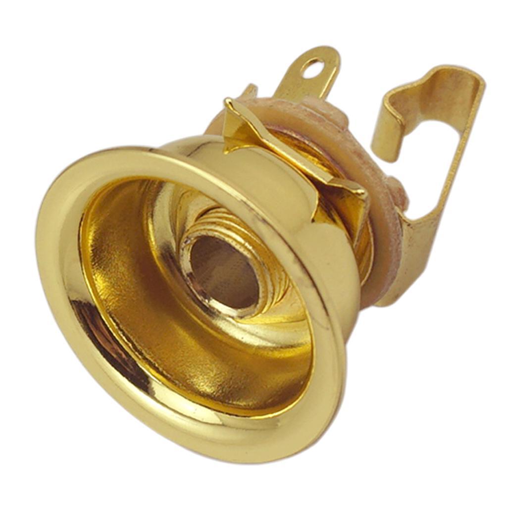 Electric Guitar Output Jack w/ Pickup Cover for TL Guitar Replacement Gold