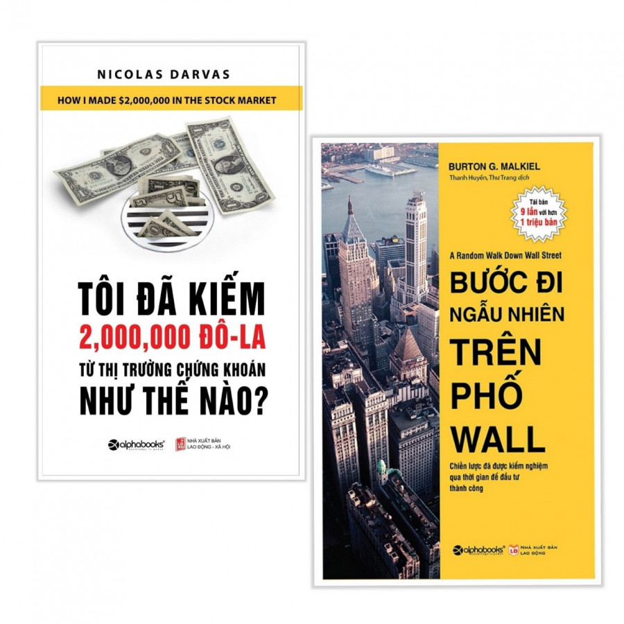 Combo 2 cuốn Tôi Đã Kiếm Được 2.000.000 Đô-La Từ Thị Trường Chứng Khoán Như Thế Nào? +Bước Đi Ngẫu Nhiên Trên Phố Wall ( Tặng kèm bookmark)