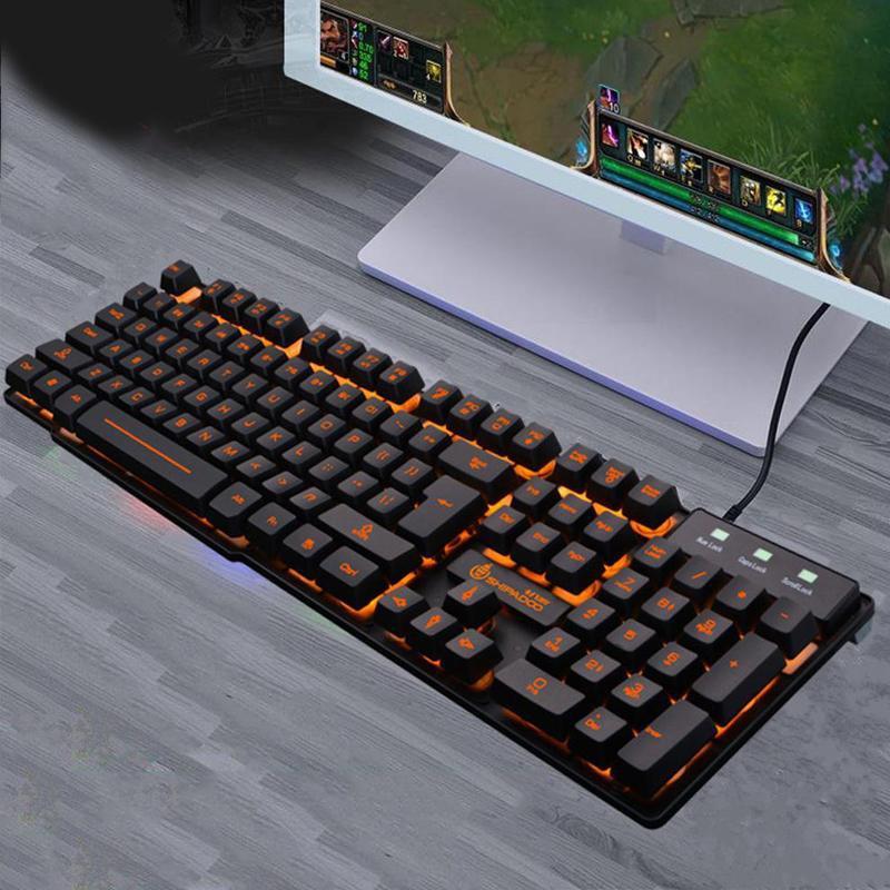 Keyboard Bộ Bàn Phím Chuyên Game K600, Có đèn LED Loại Xịn Chuyên Dụng Siêu Nhạy Dành cho Game Thủ