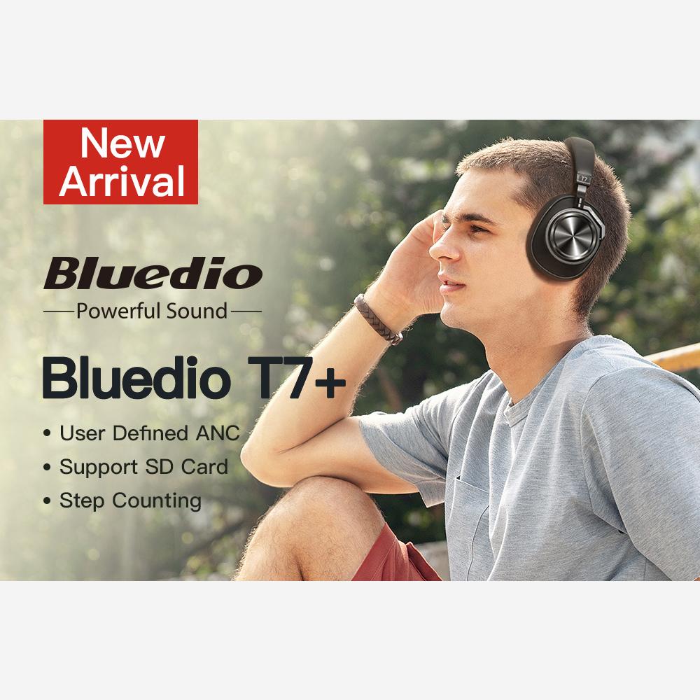 Tai nghe Bluetooth Bluedio T7 + khử tiếng ồn Nhận dạng khuôn mặt khe cắm thẻ SD