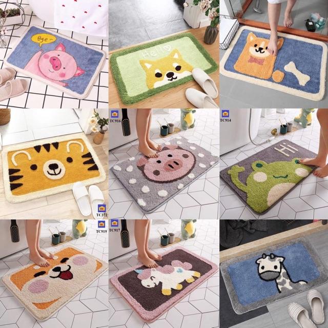 Thảm lau chùi chân lông cừu 5D siêu bền, siêu thấm