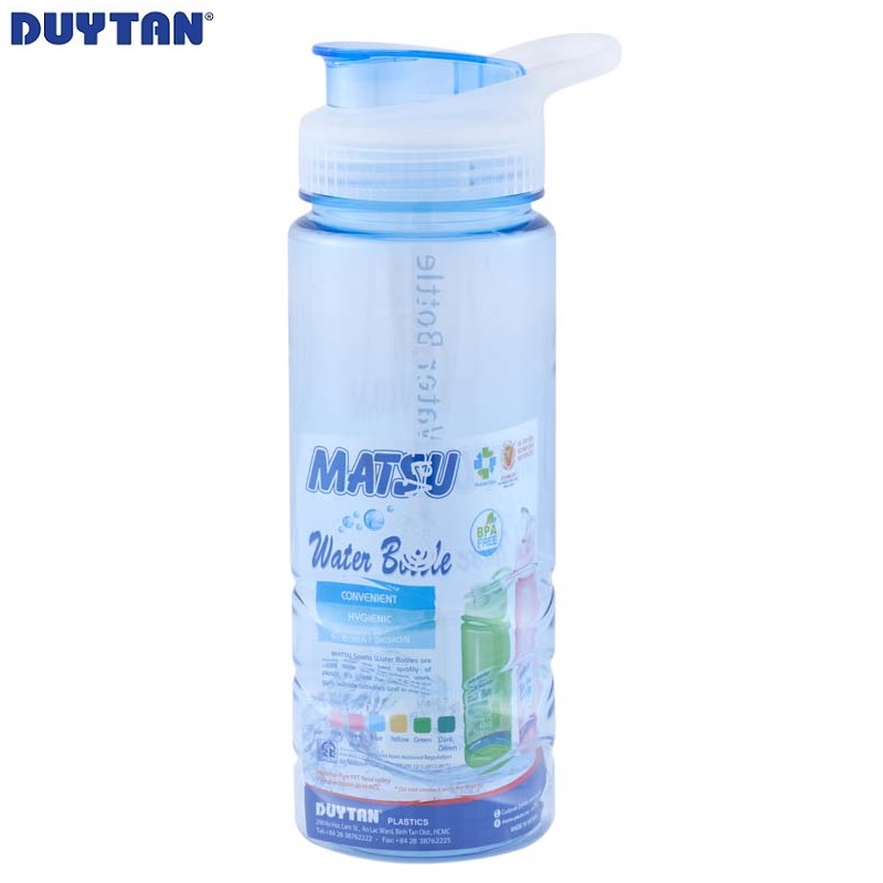 Bình nước nhựa Duy Tân Matsu 700ml - 10688 - Giao màu ngẫu nhiên - Hàng chính hãng