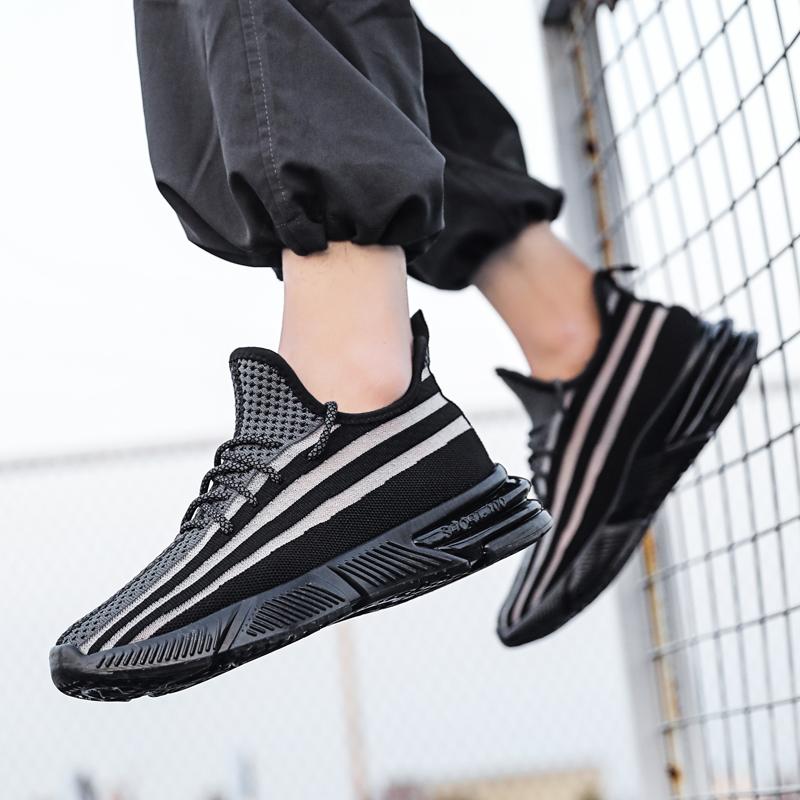 Giày thể thao lưới bay giày thể thao thoáng khí Giày nam hàn quốc