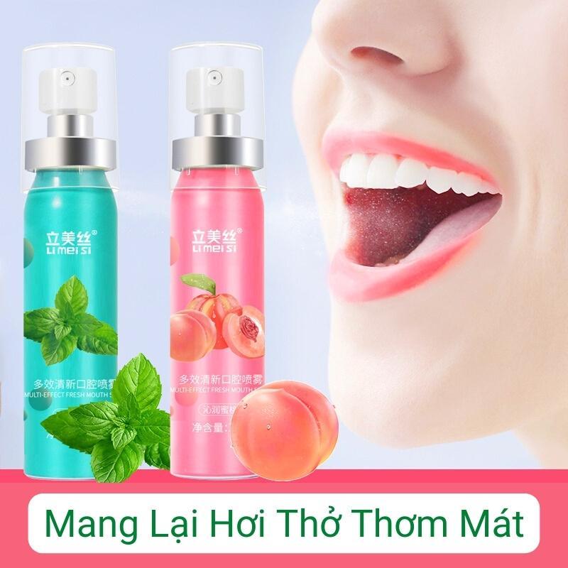 Lọ xịt thơm miệng khử mùi diệt khuẩn chống hôi miệng bằng thảo dược cho nam nữ hương thơm quyến rũ loại tốt