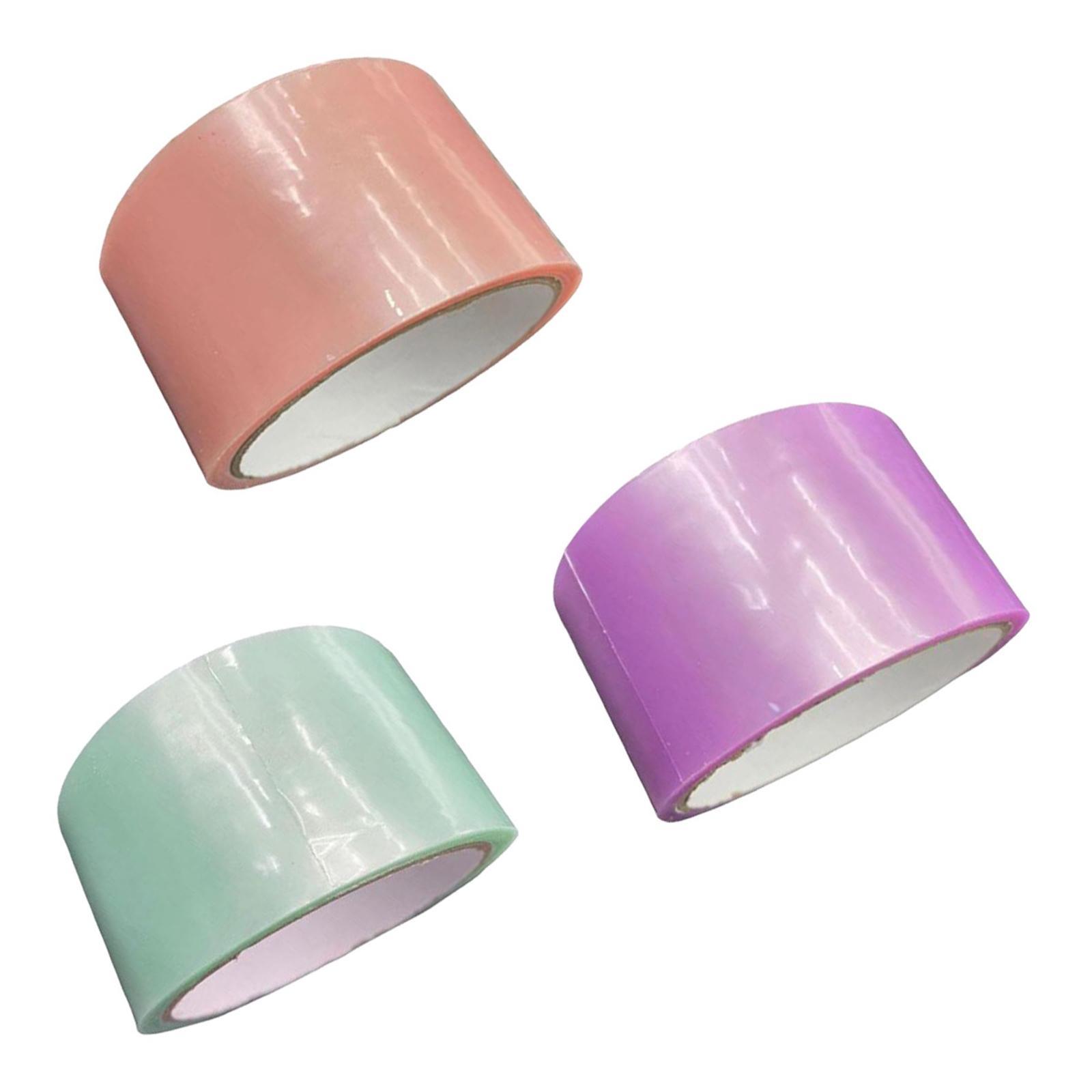 3 Pieces Creative Sticky Ball Rolling Tape Decorative DIY Game for Children