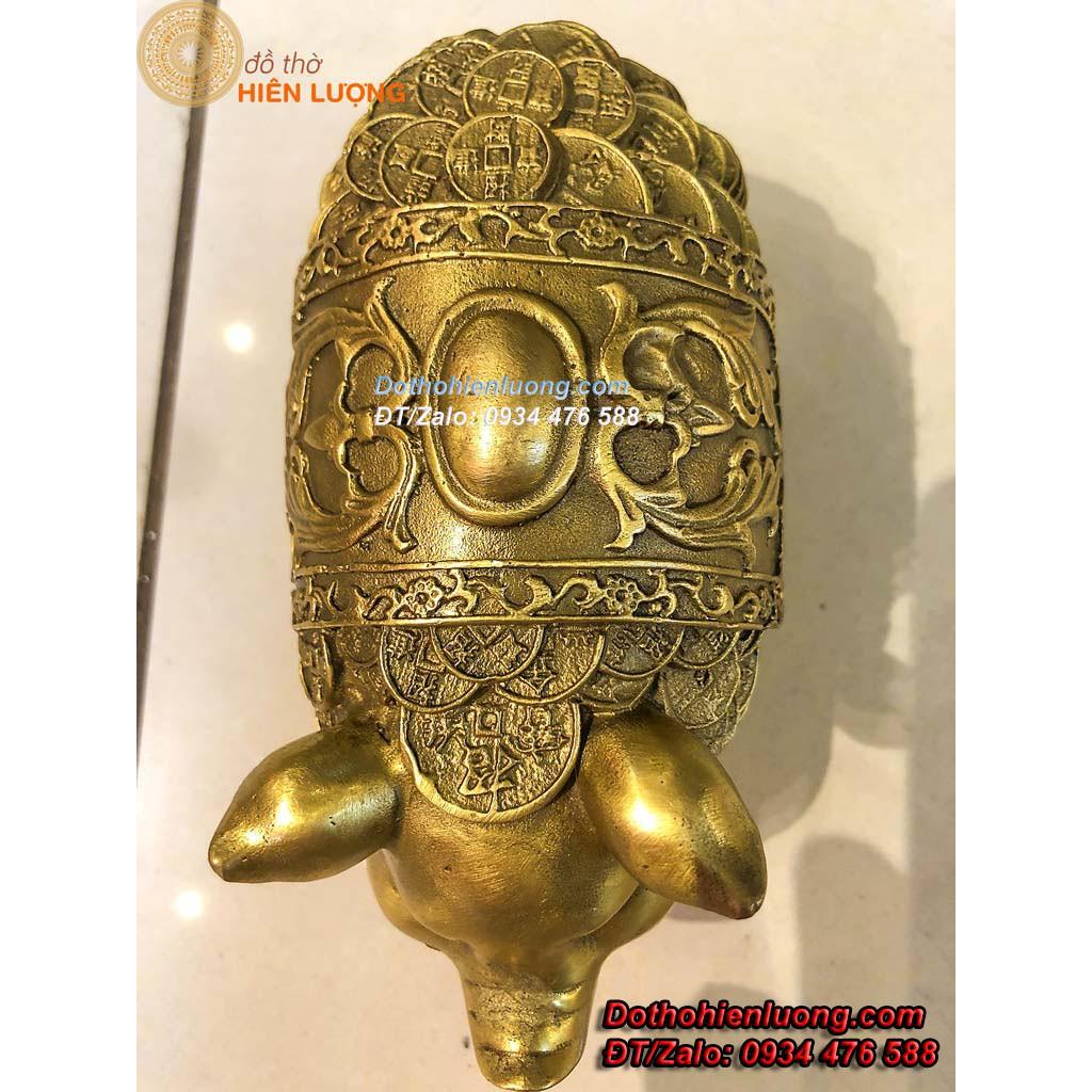 Tượng Linh Vật Heo Mình Tiền Đồng Vàng