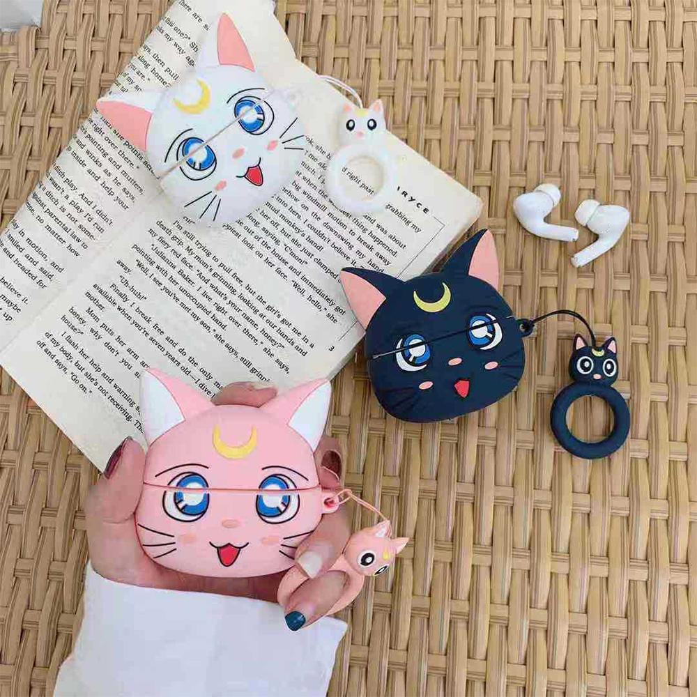 Hộp đựng bảo vệ Airpods hình mèo dễ thương
