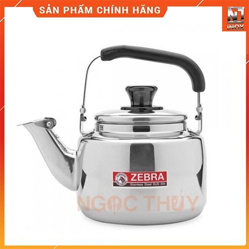 Ấm đun nước inox 304 Zebra có còi 2L5-3L5-4L5-5L5-7L5 chính hãng Thái Lan