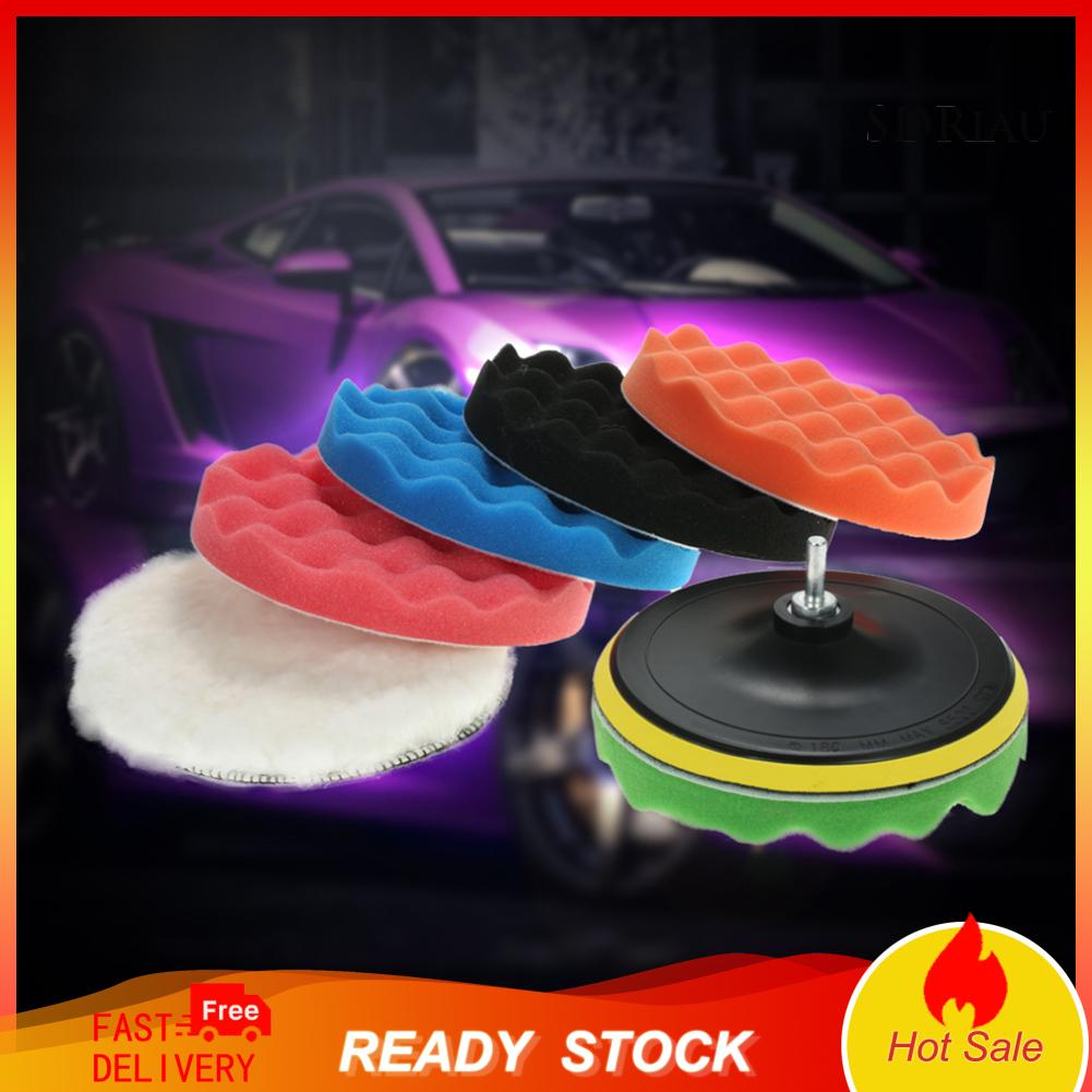 Bộ 7 Miếng Mút Đánh Bóng Xe Hơi Xqcqjx 180mm