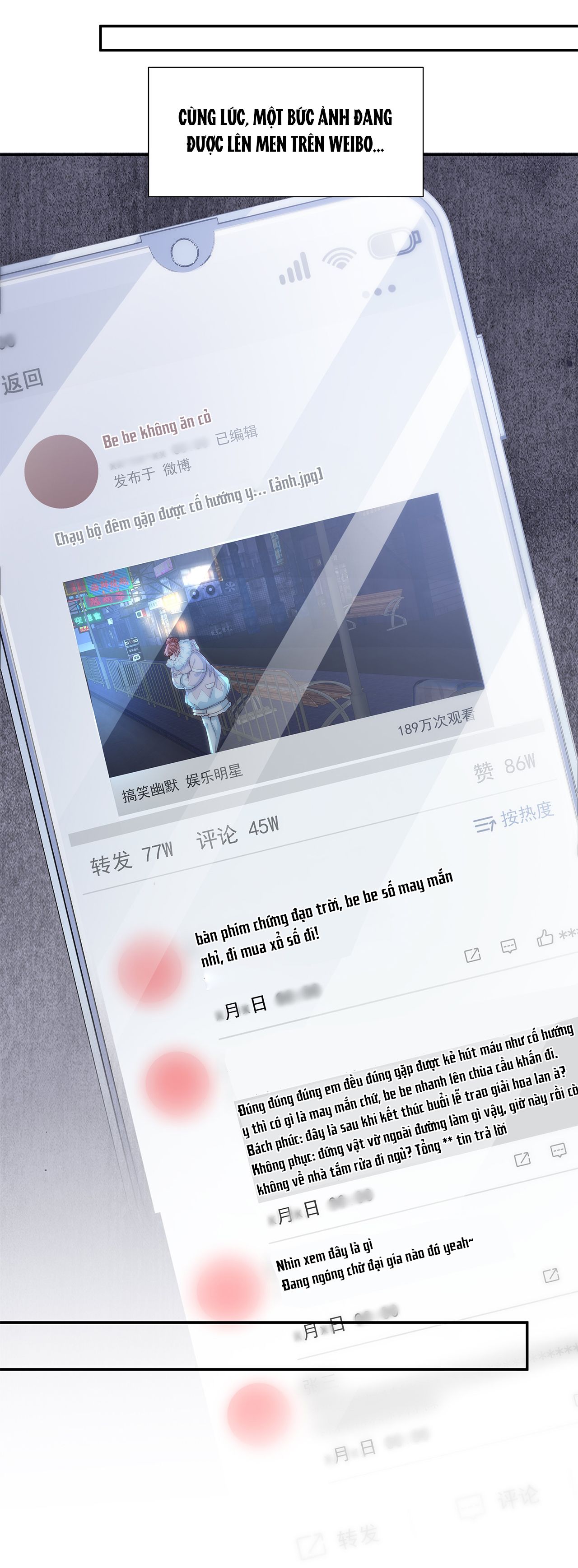 hot search phủ sóng! kẻ muốn buông xuôi như tôi nổi tiếng sau một đêm chapter 11.1 9