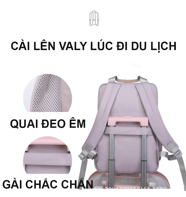 Balo thời trang nam nữ dùng cho đi học, đi làm, đi chơi – BEE GEE BLTT9051A