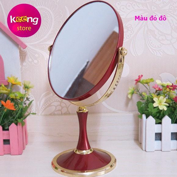 Gương Trang Điểm 2 Mặt Monoco Cỡ Lớn PINK CAT , Gương cao cấp lịch sự sang trọng