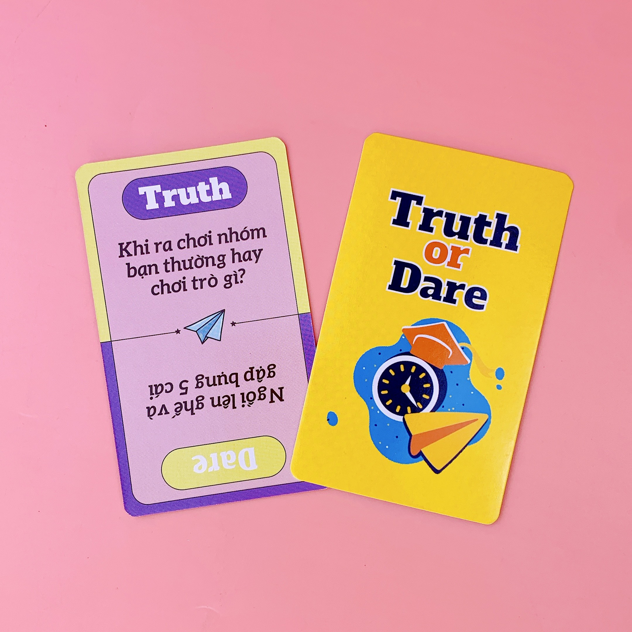 Bộ bài Truth or Dare Thách Hay Thật Học Đường Cho Nhóm Bạn Tưng Bừng Trong Bữa Tiệc