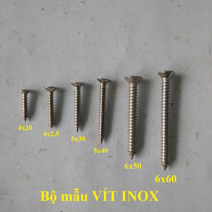 Bộ 200 con vít inox 5x30