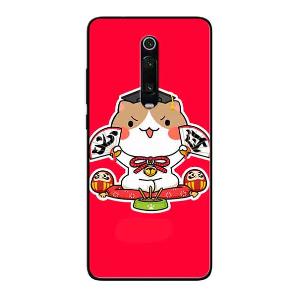 Ốp Lưng in cho Xiaomi Redmi K20 Pro Mẫu Mèo May Mắn 7 - Hàng Chính Hãng