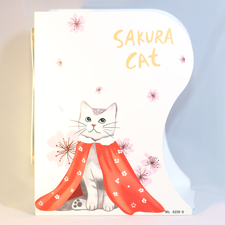 Kệ Chặn Sách Xếp - Sakura Cat - 6239