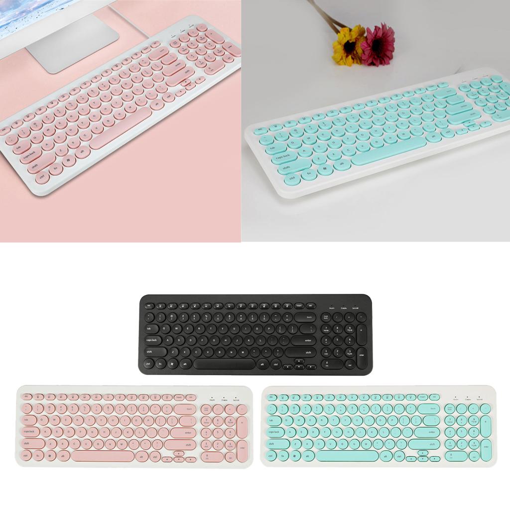 Ultra Thin Keyboard Multimedia Wired USB 96 Keys Office Keyboard