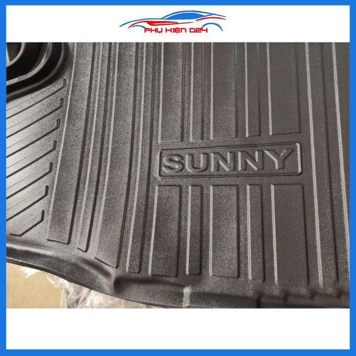 Thảm nhựa lót cốp Sunny 2014-2015-2016-2017-2018-2019-2020-2021-2022 nhựa dẻo dày dặn đàn hồi tốt