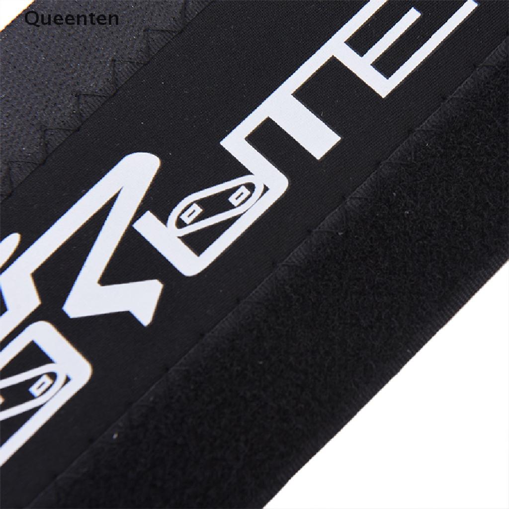 Queenten 1pc Bike Chain Protector Black Cycling Frame Chain Guide Stay Posted Protector QT