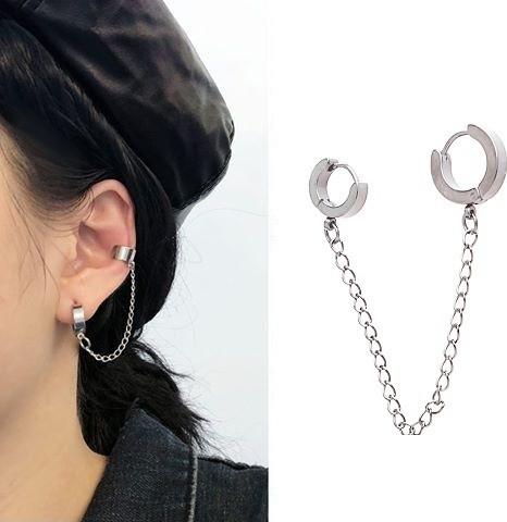 Bông Tai Nam Nữ Đeo 2 Lỗ Titan Ko Rỉ TT 2350 – 1 Chiếc