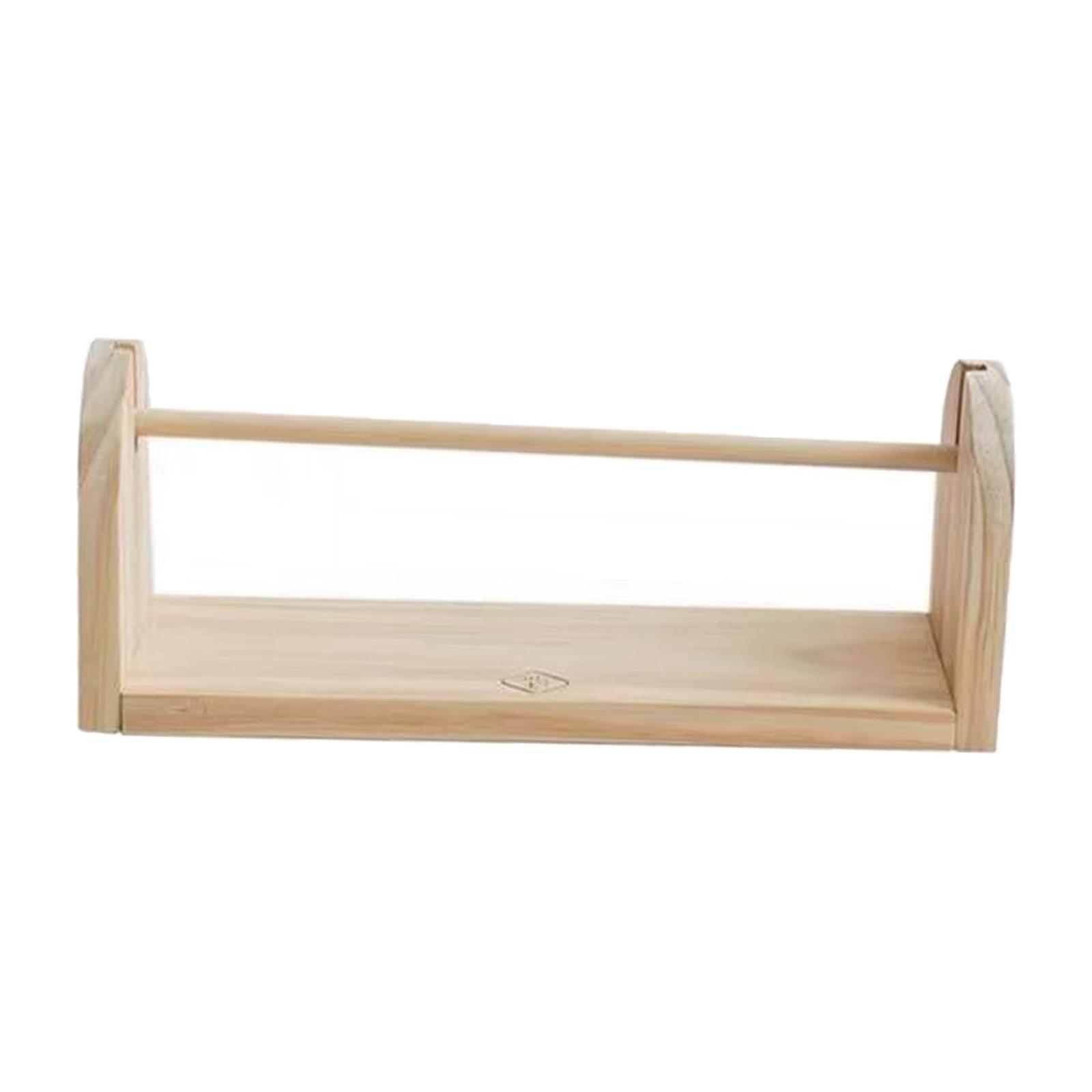 Yarn Holder, Thread Yarn Spindle Winder Portable Ribbon Storage Thread Spool Wooden String Dispenser Stand for Craft & Sewing Knit Crocheting