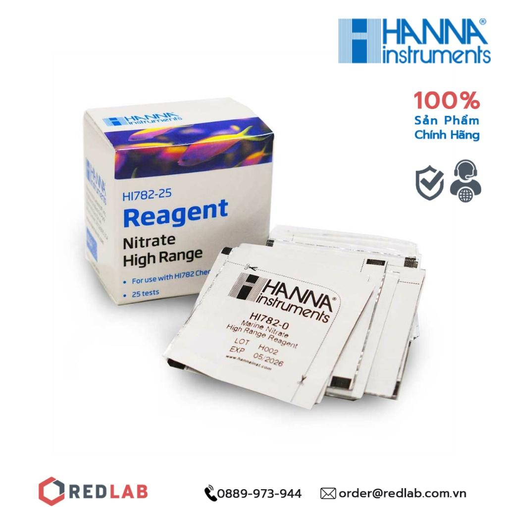 Thuốc Thử Cho Máy Đo Nitrat Trong Nước Mặn Hanna HI782-25 | Bột thử cho Checker HI782 đo NO3 trong Bể cá