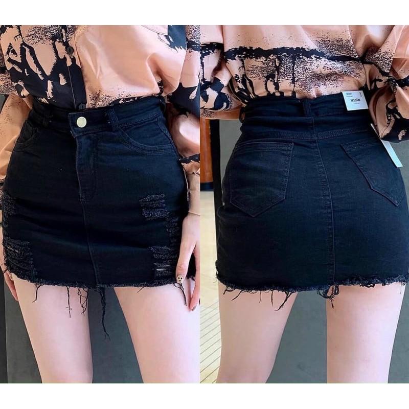 Váy quần kaki lưng cao