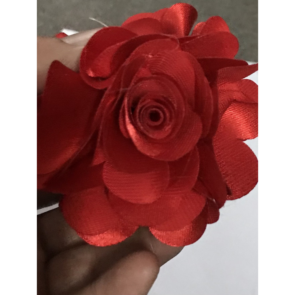 Kẹp tóc 5 răng màu đỏ