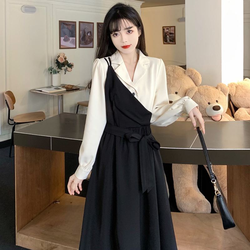 Đầm Nữ Dịu Dàng Đi Chơi Đầm Đen Chữ A Sica11