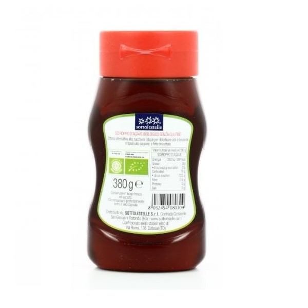 Mật cây thùa hữu cơ Sottolestelle 380g Organic Agave Syrup