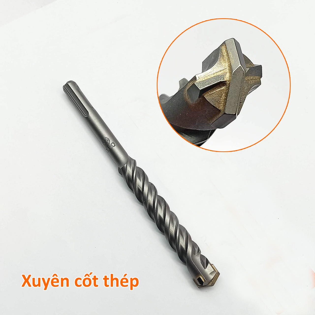 Mũi khoan bê tông xuyên cốt thép chuôi gài