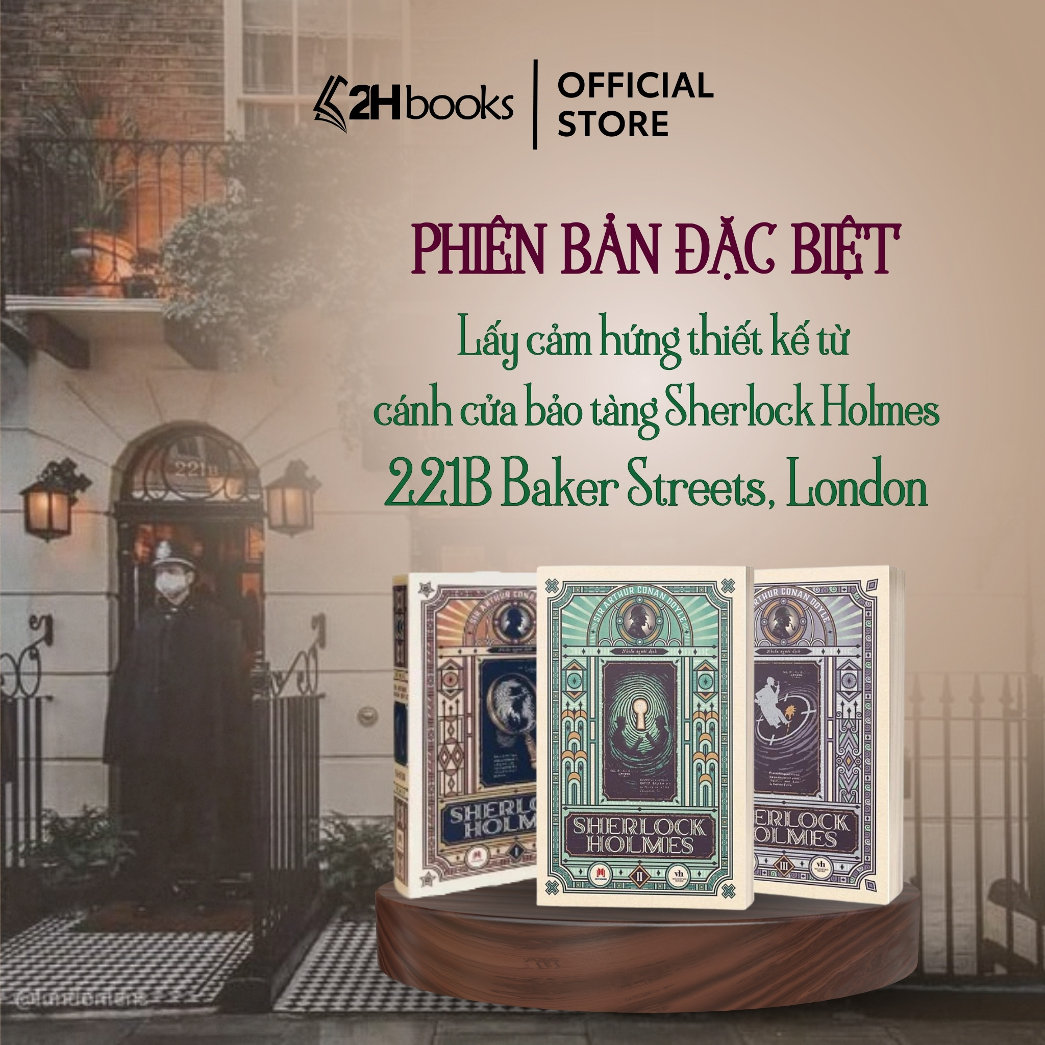 Sherlock Holmes Toàn Tập, Boxset Trọn Bộ 3 Tập - Tiểu Thuyết Trinh Thám (Tái Bản 2024) - 2HBooks