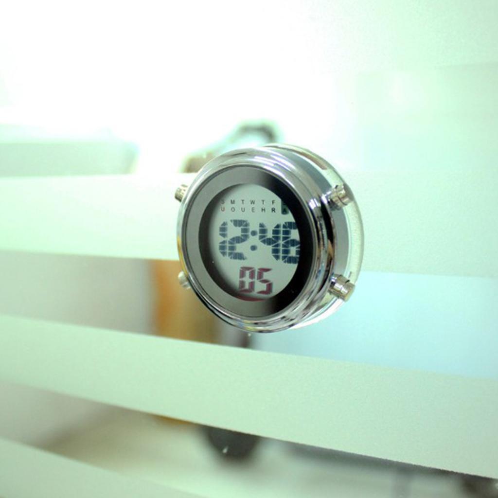2x Waterproof Mini Wall Clock Shower Clock Watch with