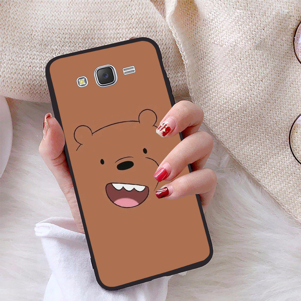 Ốp lưng dành cho Samsung Galaxy J7 viền dẻo TPU bộ sưu tập Chúng ta là gấu - Hàng chính hãng